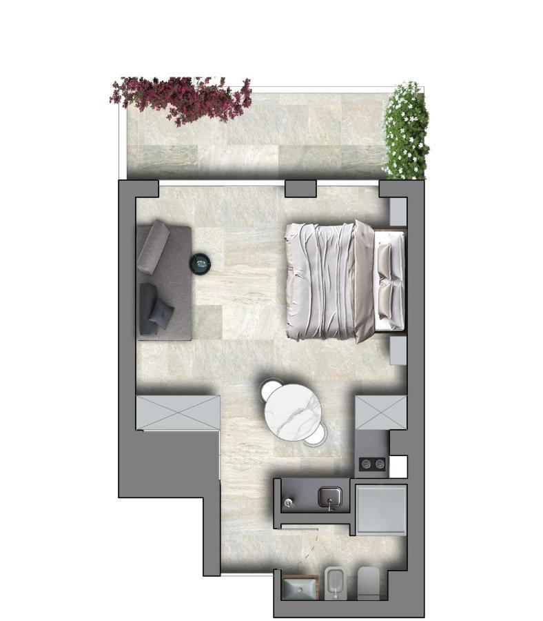La Finestra Sul Mare Modern Apartment 지아르디니낙소스 외부 사진